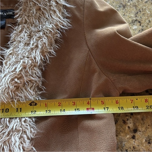 Free People Vintage Misdemeanor Penny Lane Long Leather Fur Coat - Picture 10 of 13